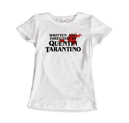 Written and Directed by Quentin Tarantino (Bloodstained) t-shirt