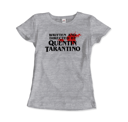 Written and Directed by Quentin Tarantino (Bloodstained) t-shirt