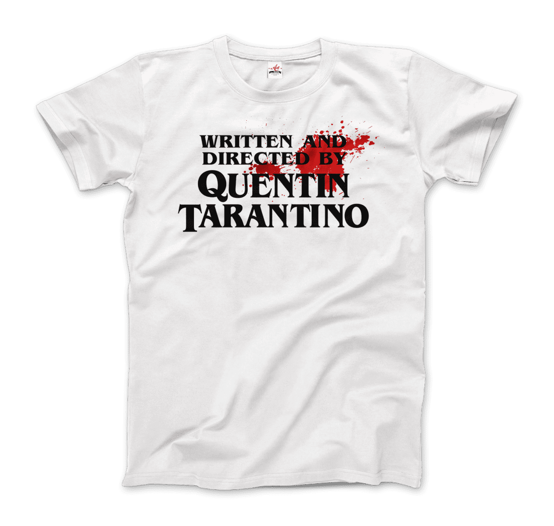 Written and Directed by Quentin Tarantino (Bloodstained) t-shirt-3