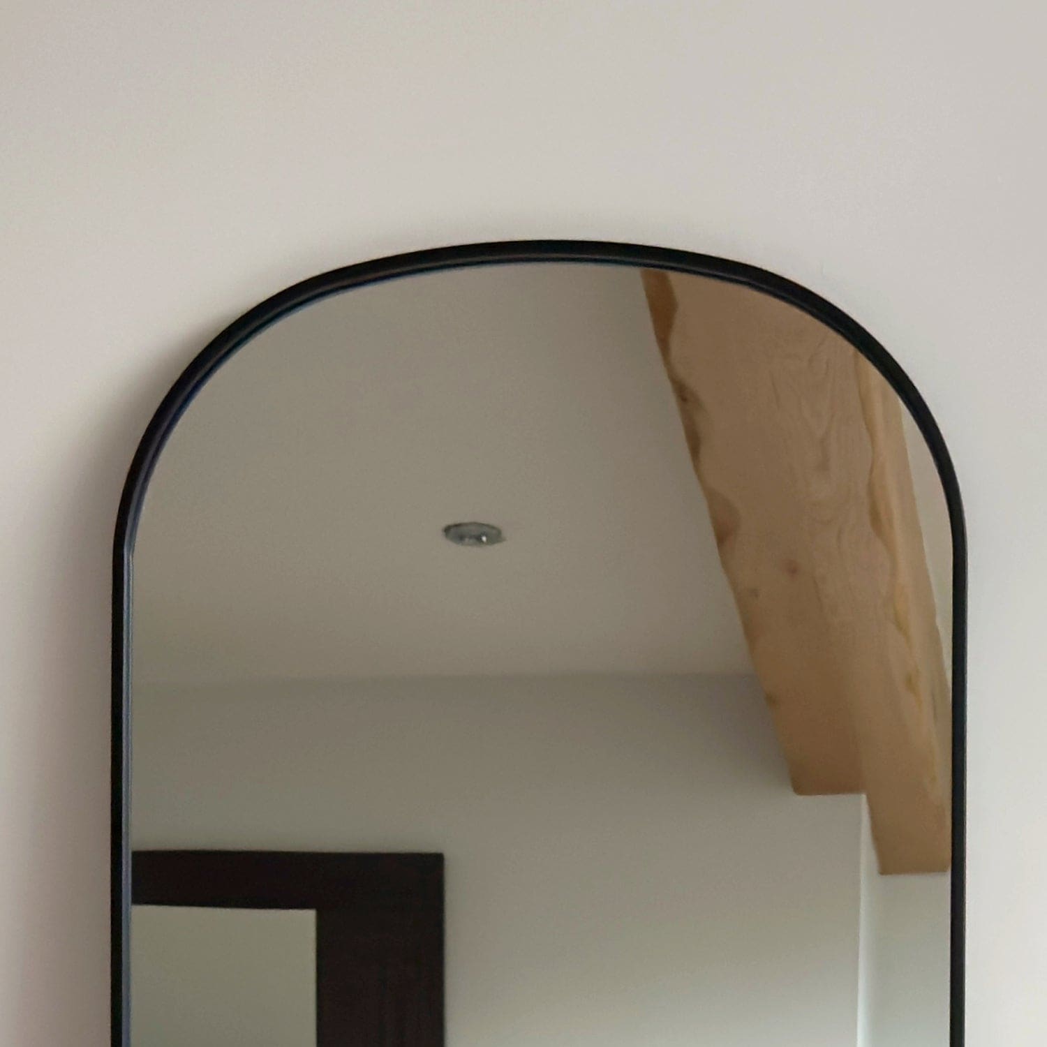 Yoko - Black Metal Gentle Arch Mirror - 150cm x 60cm-3